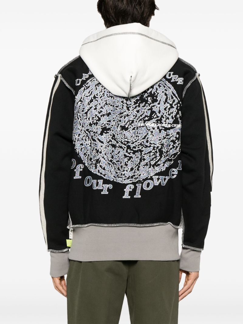 Black Terrific Plants Jersey Hoodie