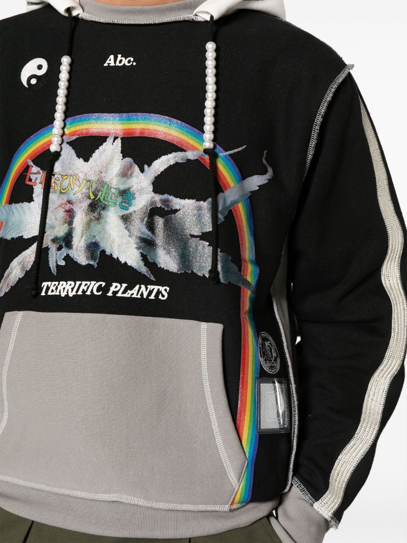 Black Terrific Plants Jersey Hoodie