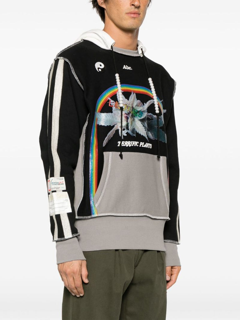 Black Terrific Plants Jersey Hoodie
