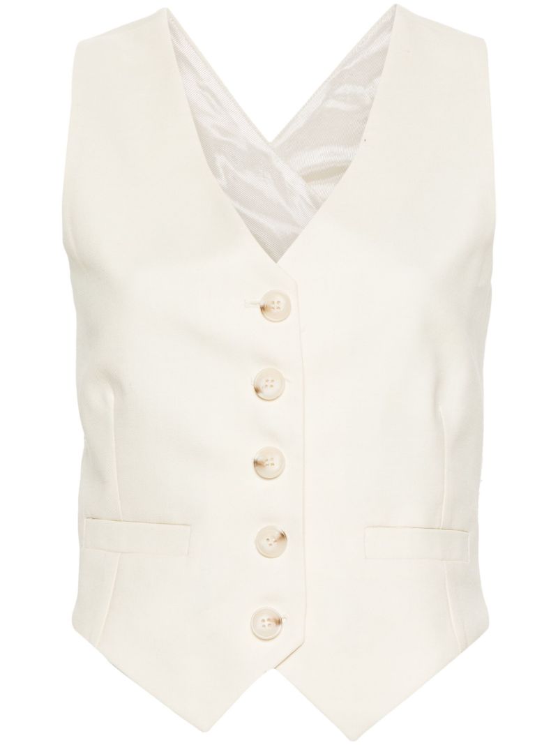 Neutral Johnny Wool Waistcoat