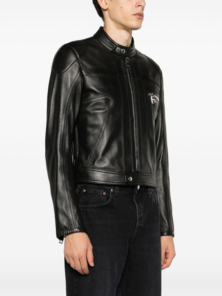 Black Leather Biker Jacket