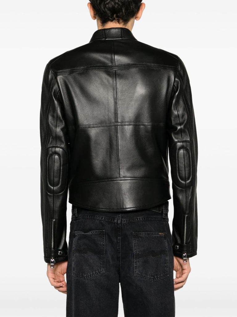 Black Leather Biker Jacket