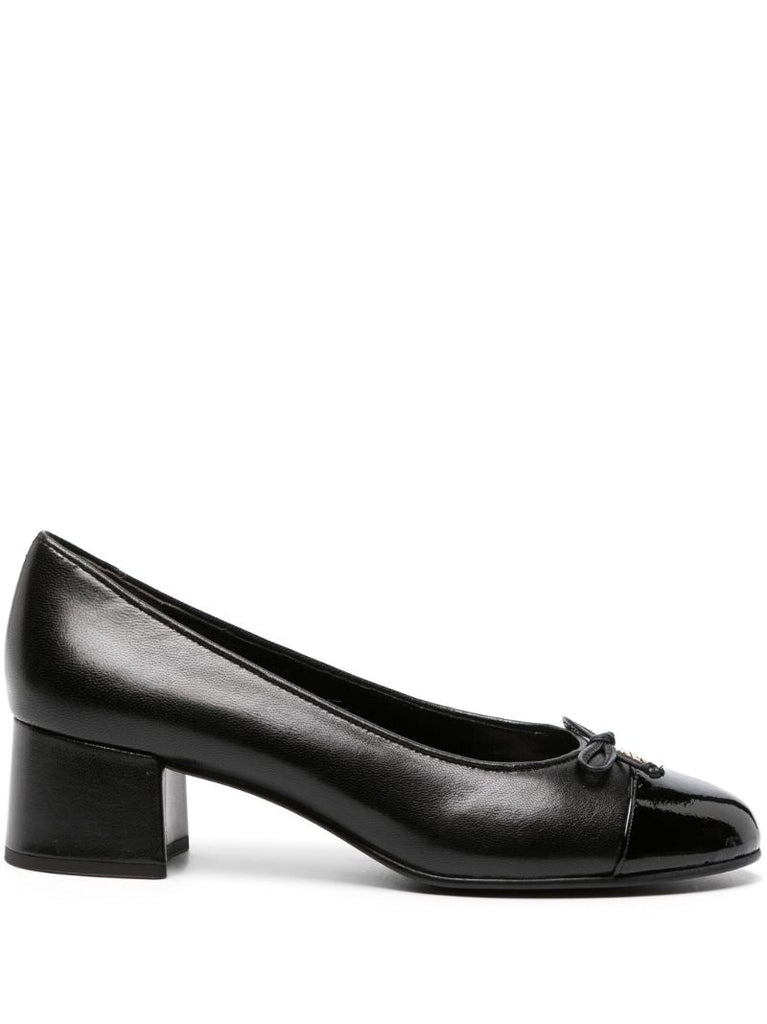 Black 45 Leather Pumps
