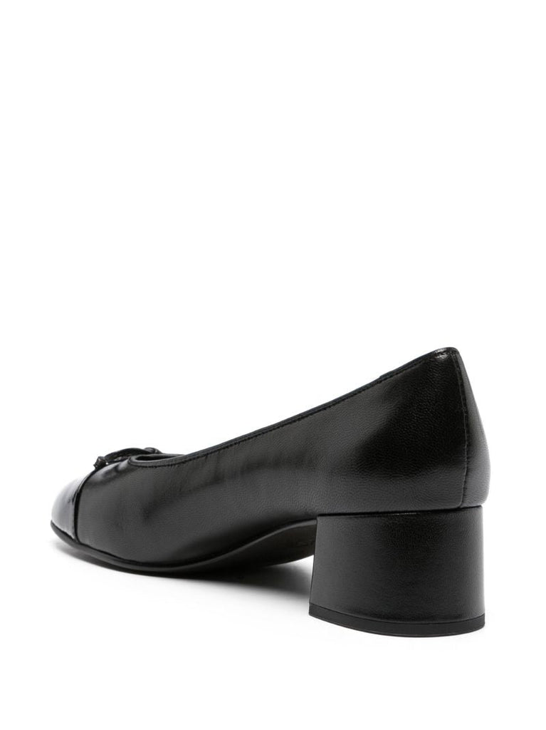 Black 45 Leather Pumps