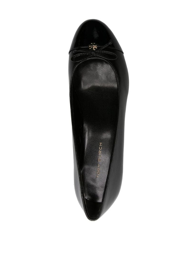 Black 45 Leather Pumps