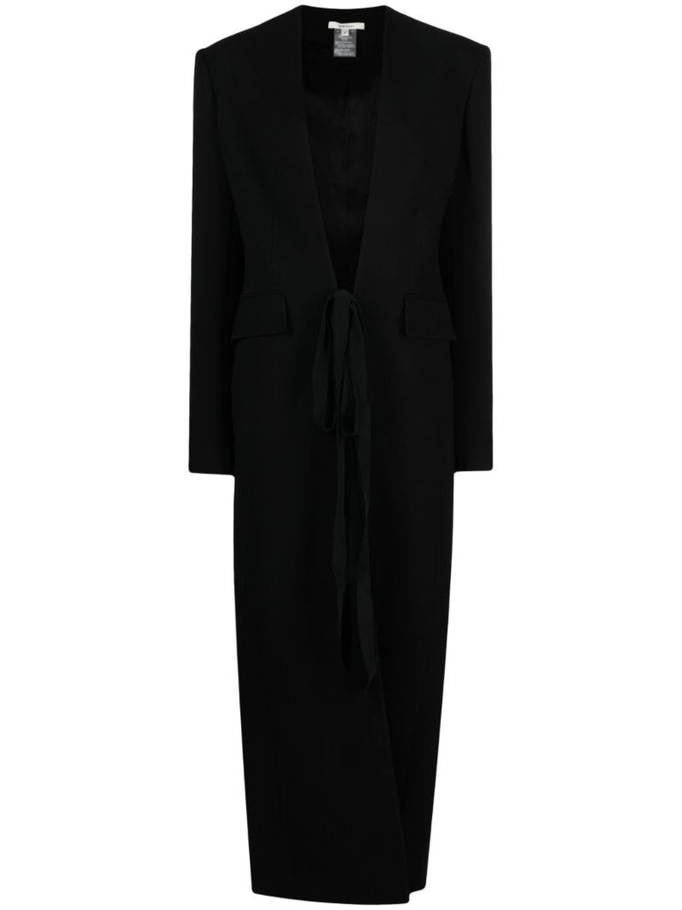 Black Virgin-wool Coat