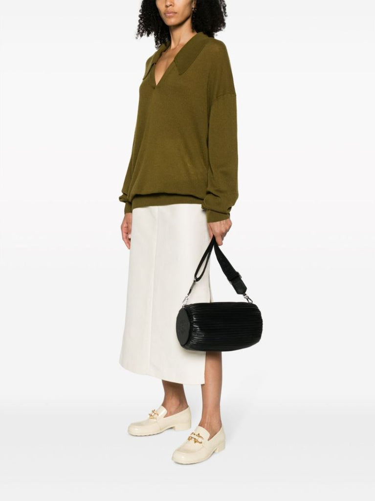 Black Bracelet Large Crossbody Bag