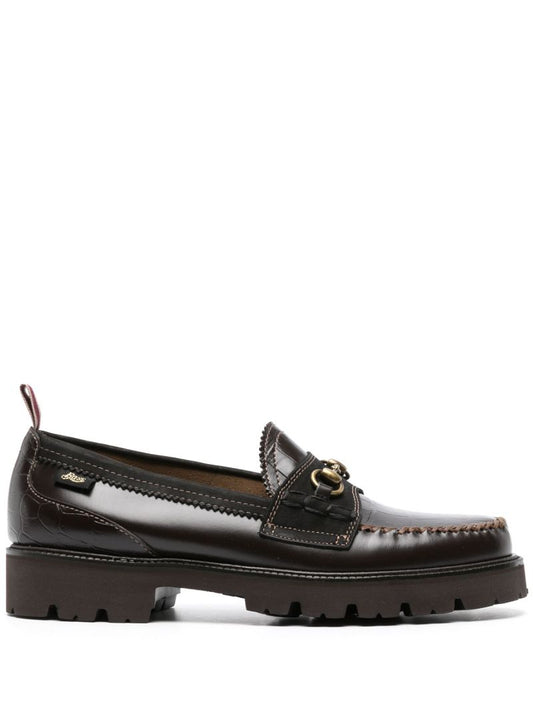 X Nicholas Daley Brown Lincoln Bit Super Lug Weejun Loafers