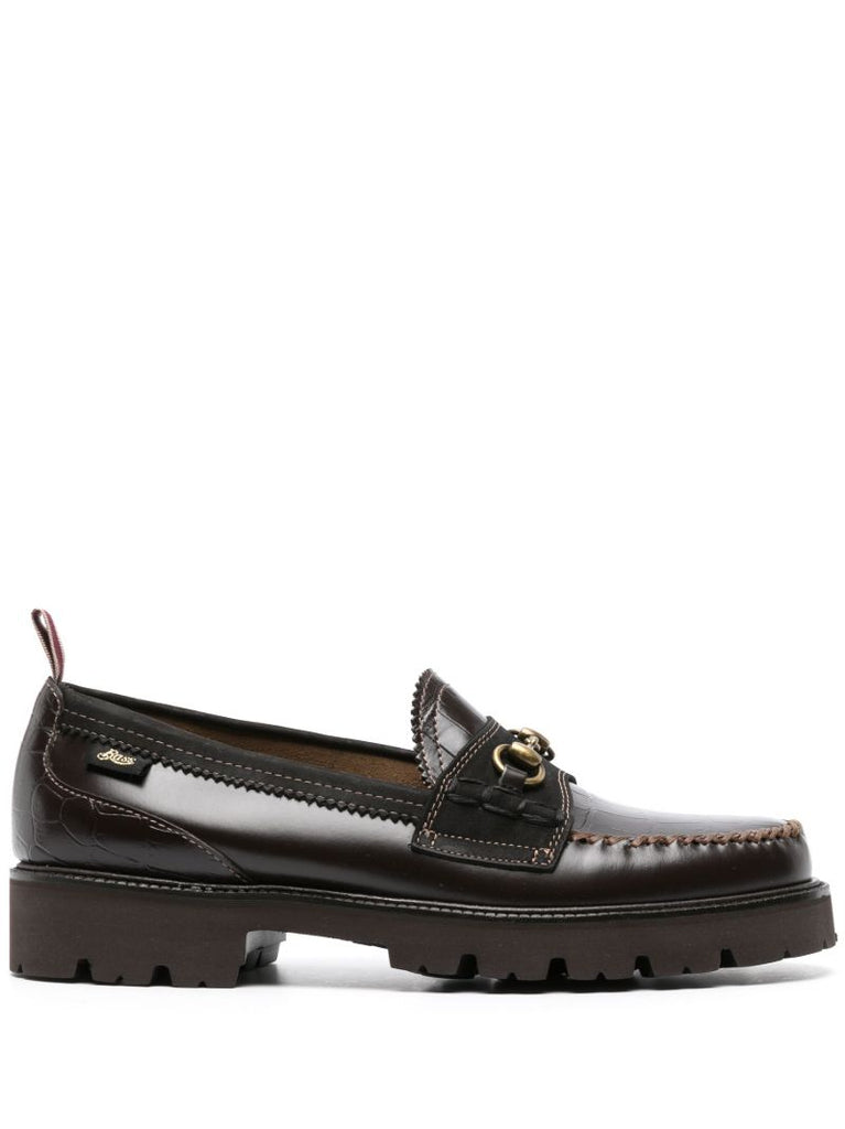 X Nicholas Daley Brown Lincoln Bit Super Lug Weejun Loafers