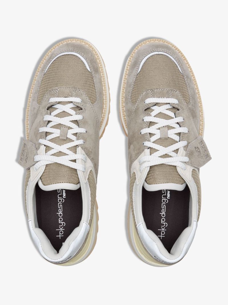 X Tokyo Design Studio Grey 574 Low Top Sneakers
