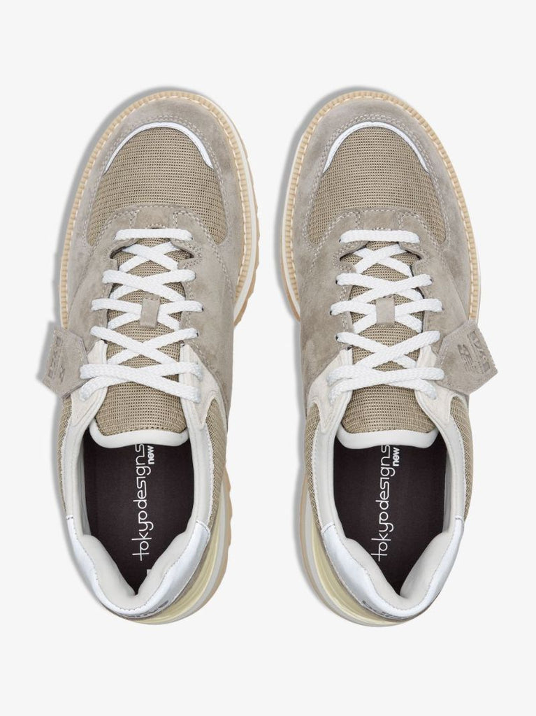 X Tokyo Design Studio Grey 574 Low Top Sneakers