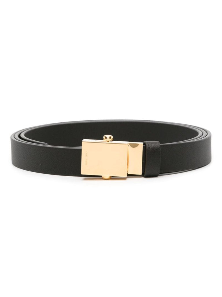 Black Brian Leather Belt