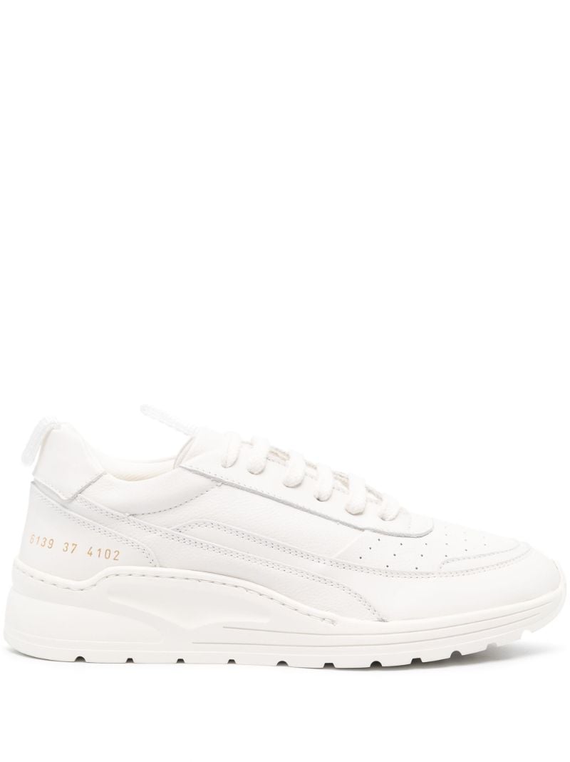 Neutral Track 90 Leather Sneakers