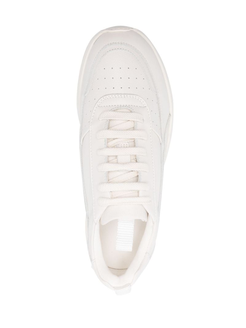 Neutral Track 90 Leather Sneakers