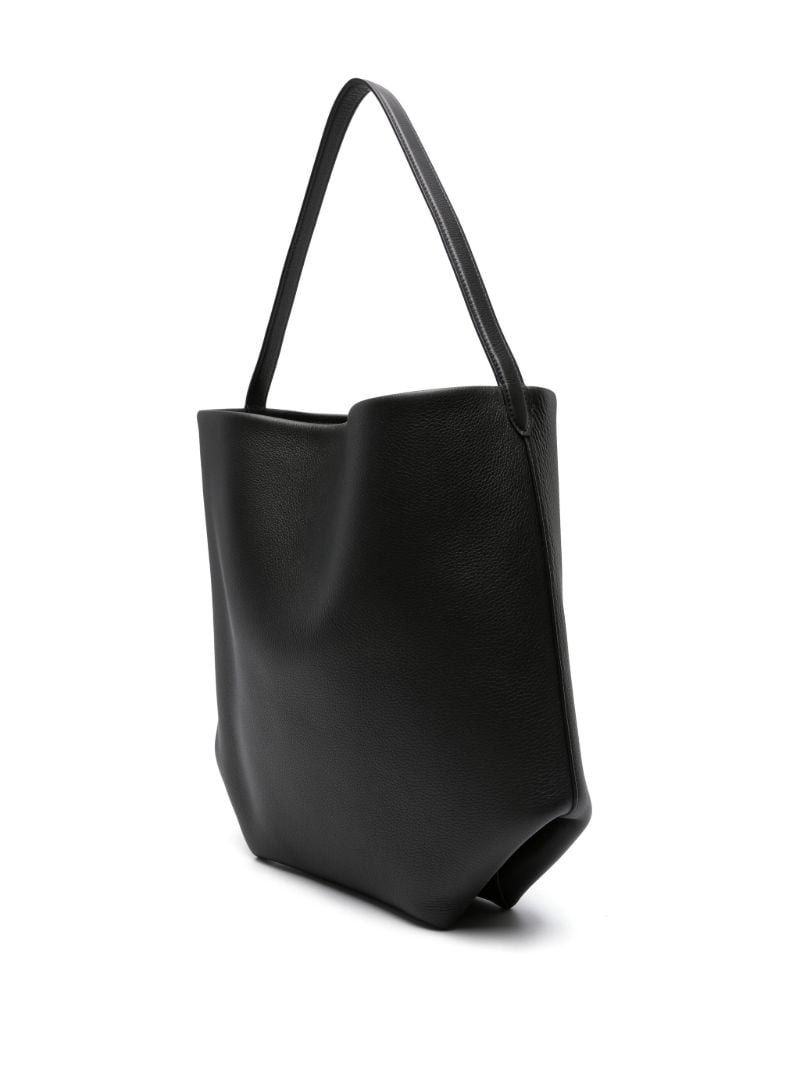 Black Large N/s Park Leather Tote Bag