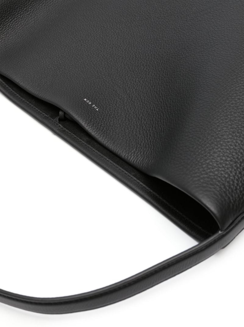 Black Large N/s Park Leather Tote Bag