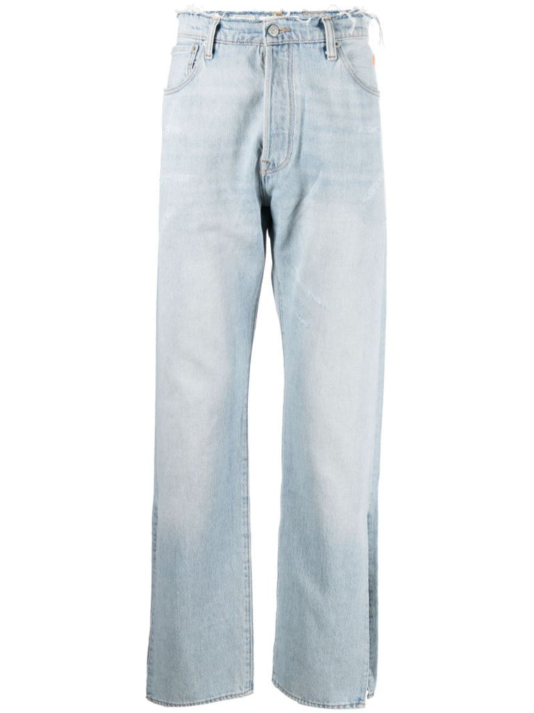 X Levi's Blue 501 Straight-leg Jeans