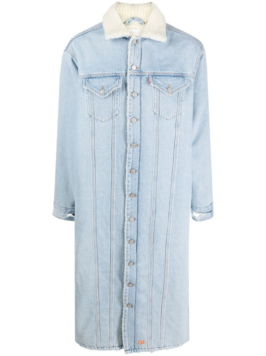 X Levi's Sherpa-collar Denim Coat