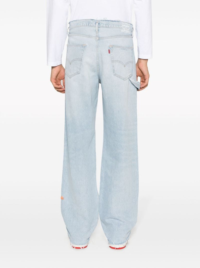 X Levi's Blue Stay Loose Wide-leg Jeans