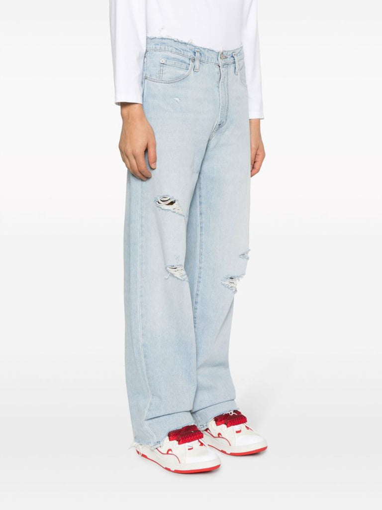 X Levi's Blue Stay Loose Wide-leg Jeans