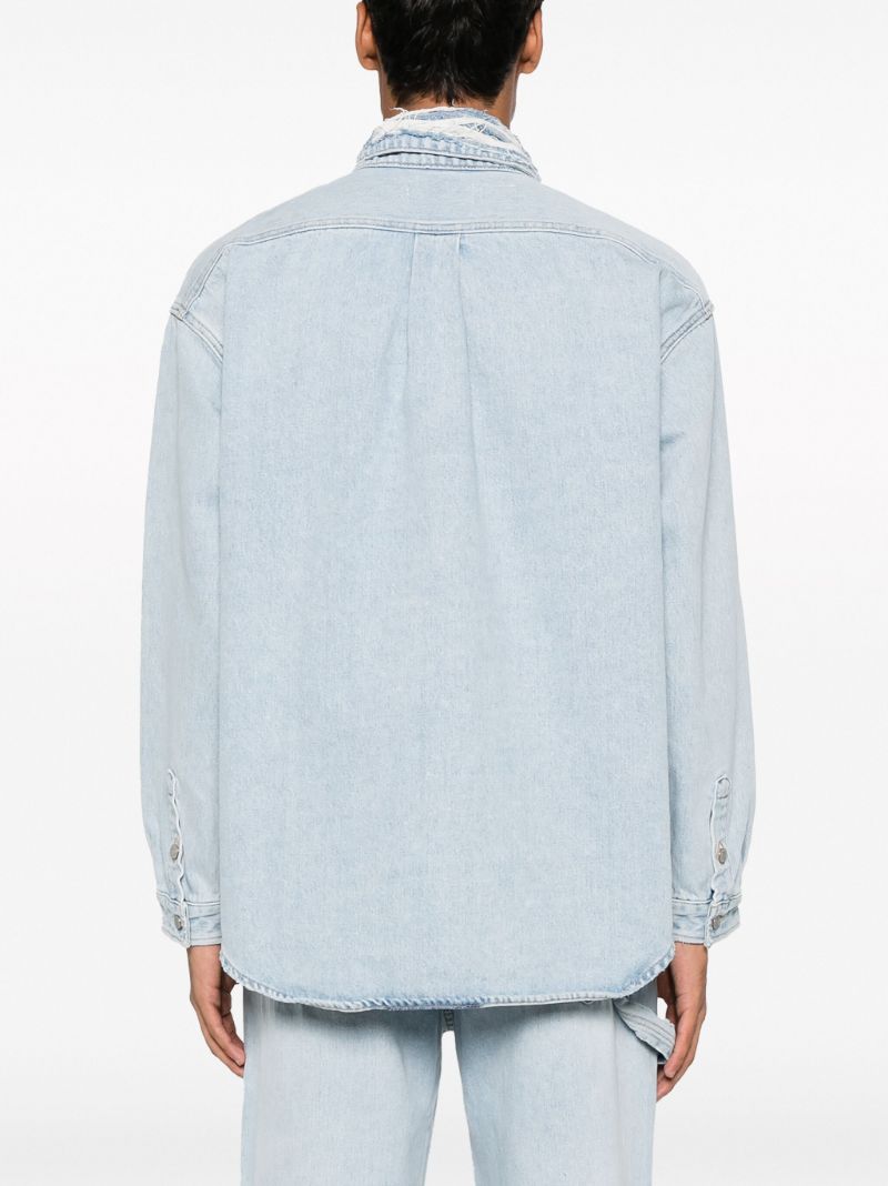 X Levi's Blue Button-up Denim Shirt