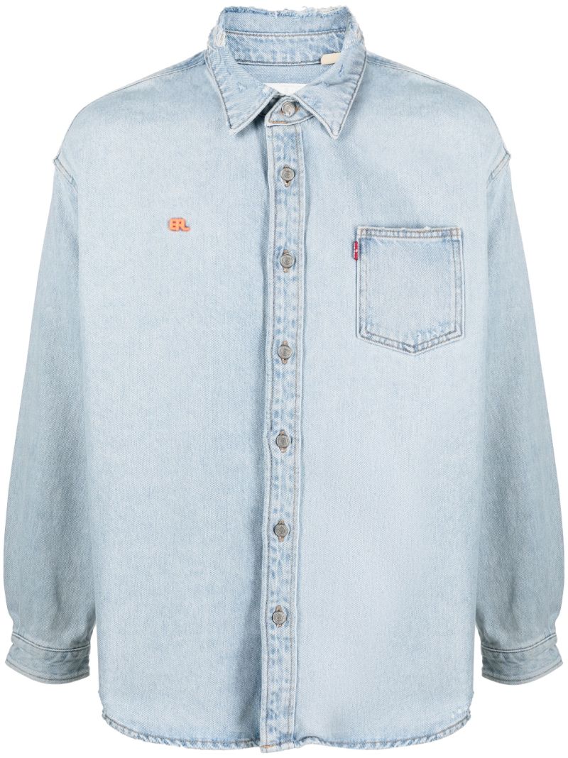 X Levi's Blue Button-up Denim Shirt