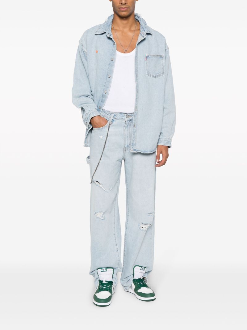 X Levi's Blue Button-up Denim Shirt