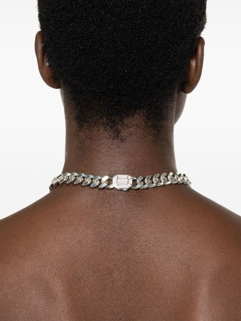 18k White Gold Dimitri Diamond Necklace