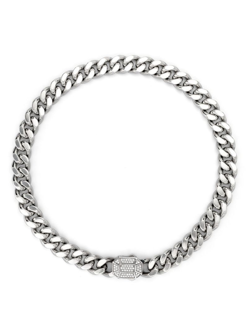 18k White Gold Dimitri Diamond Necklace
