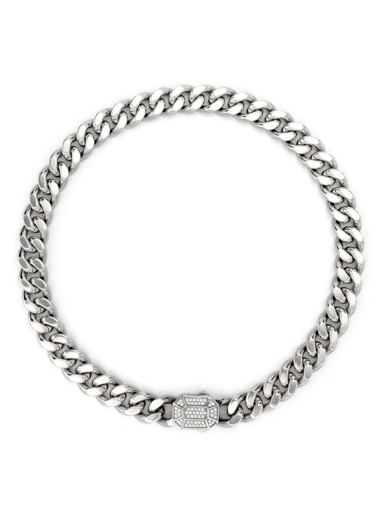 18k White Gold Dimitri Diamond Necklace