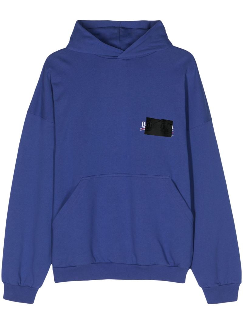 Blue Political Campaign Cotton Hoodie