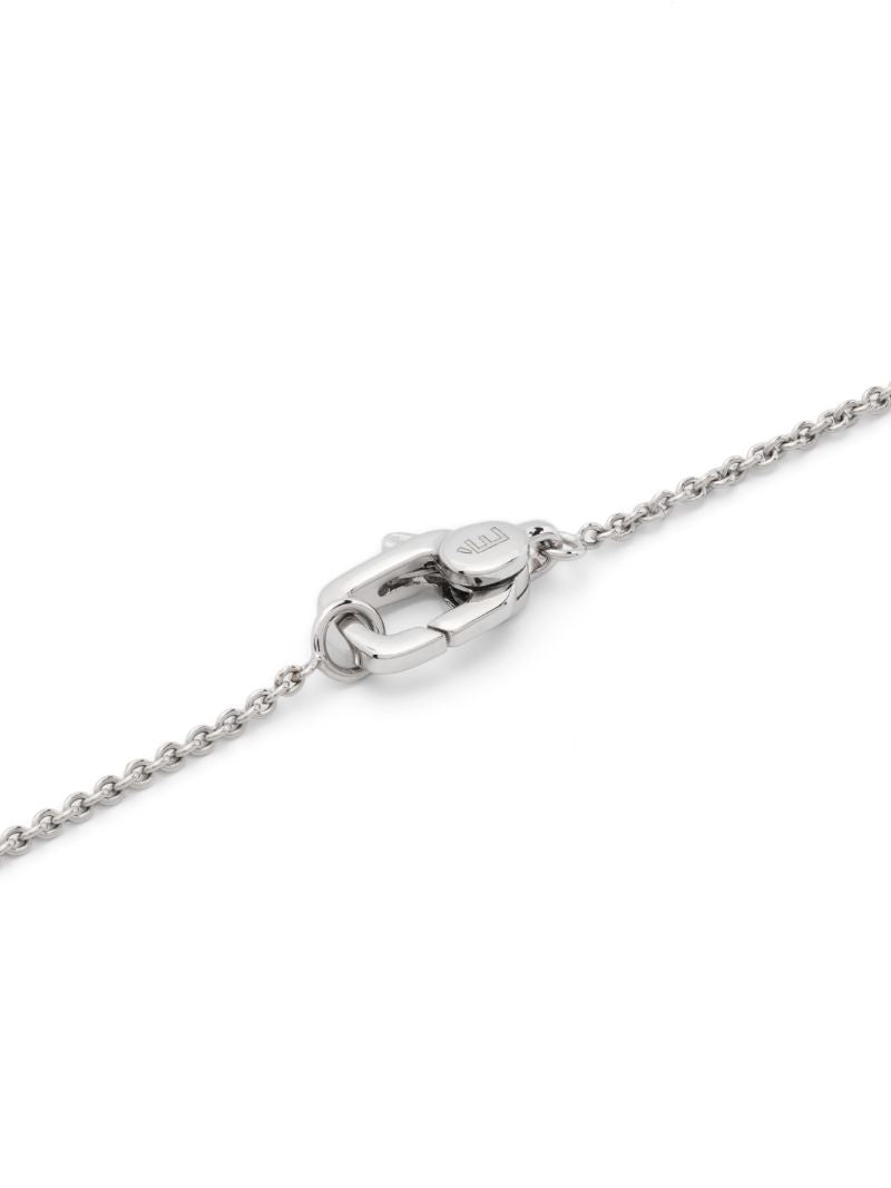 18k White Gold Hug Diamond Necklace