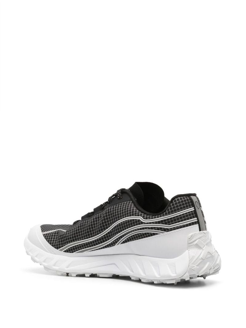 Black 002 Lace-up Performance Sneakers