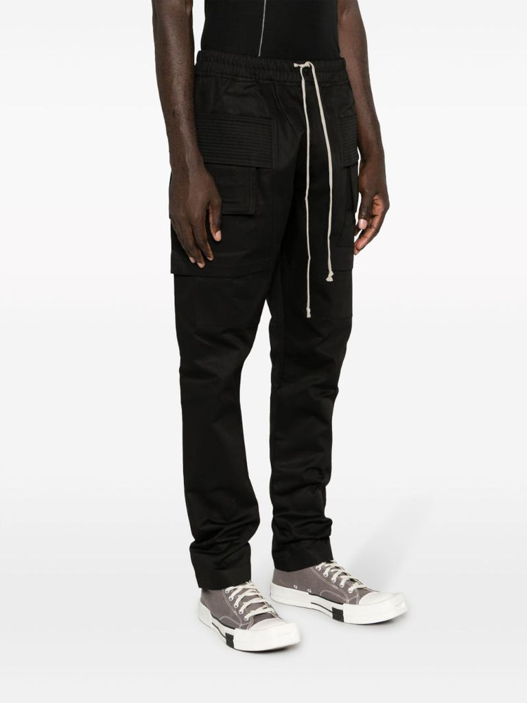 Black Creatch Cargo Pants