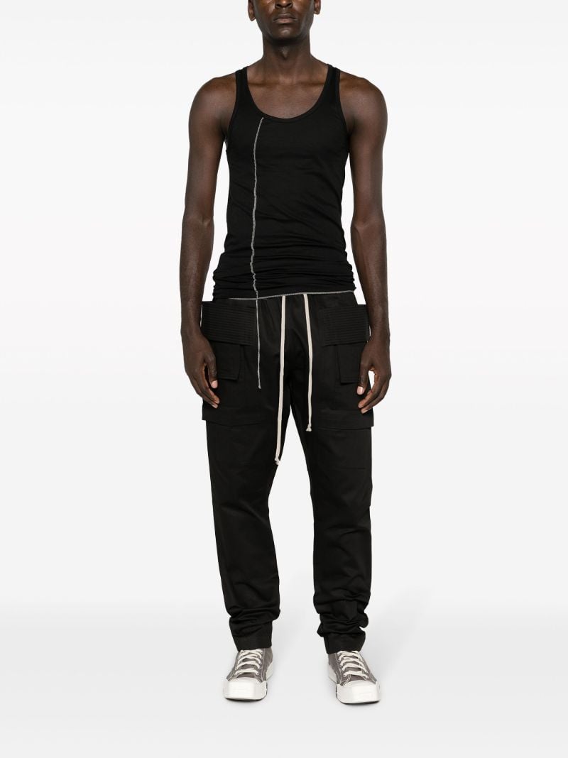 Black Creatch Cargo Pants