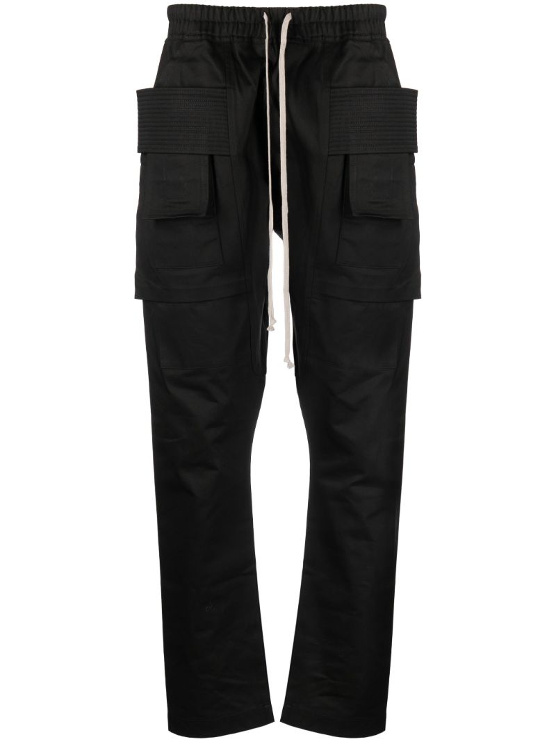 Black Creatch Cargo Pants