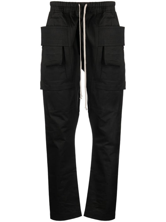 Black Creatch Cargo Pants