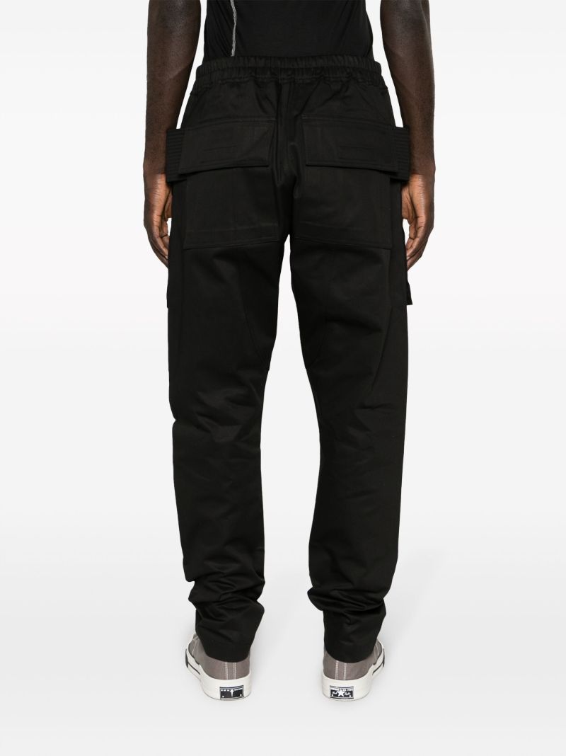 Black Creatch Cargo Pants