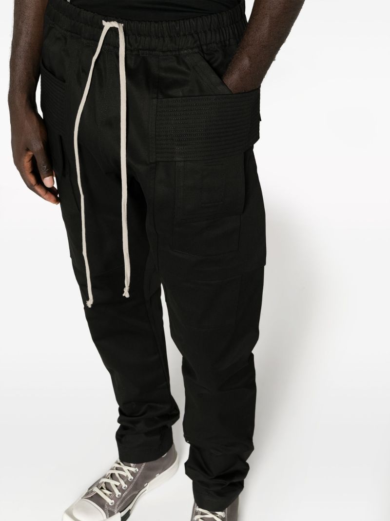 Black Creatch Cargo Pants
