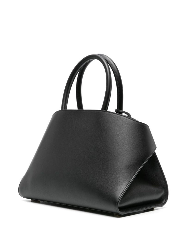 Black Hug Leather Tote Bag