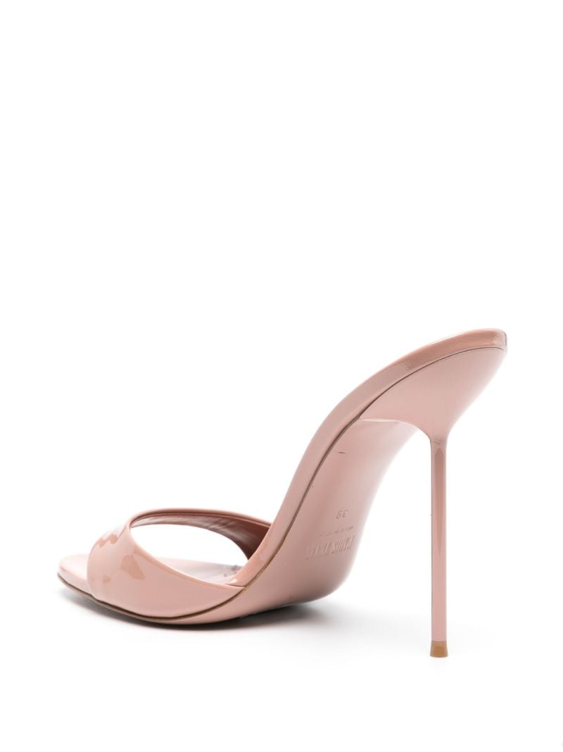 Pink Lidia 105 Patent Leather Mules