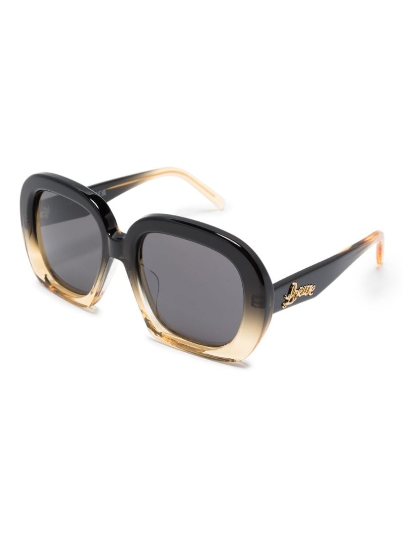 Black Square Halfmoon Sunglasses