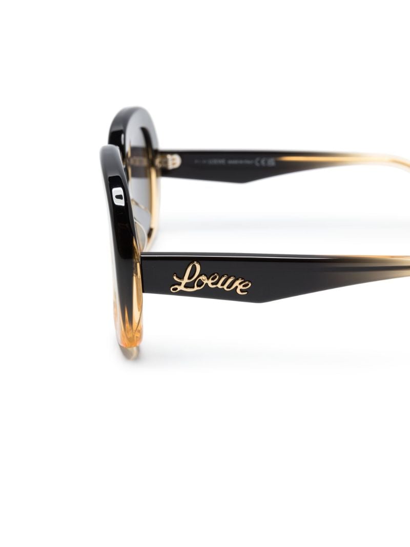 Black Square Halfmoon Sunglasses