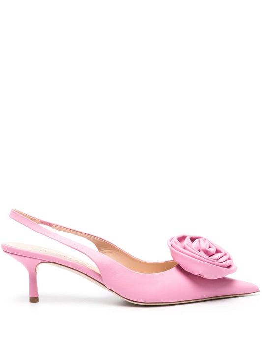 Pink Tea 55 Leather Pumps