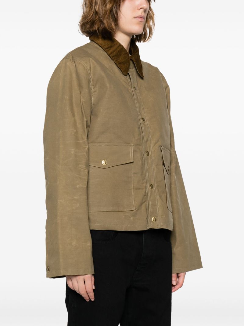 Green Fleur Waxed Cotton Jacket