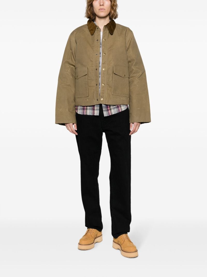 Green Fleur Waxed Cotton Jacket