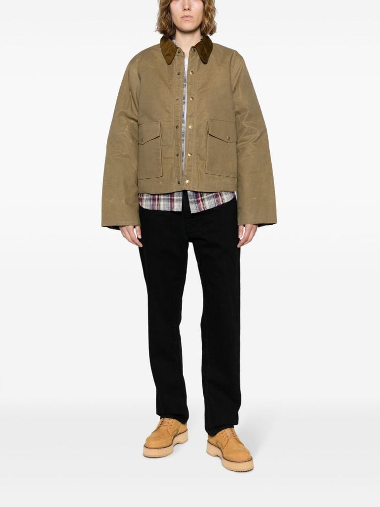 Green Fleur Waxed Cotton Jacket