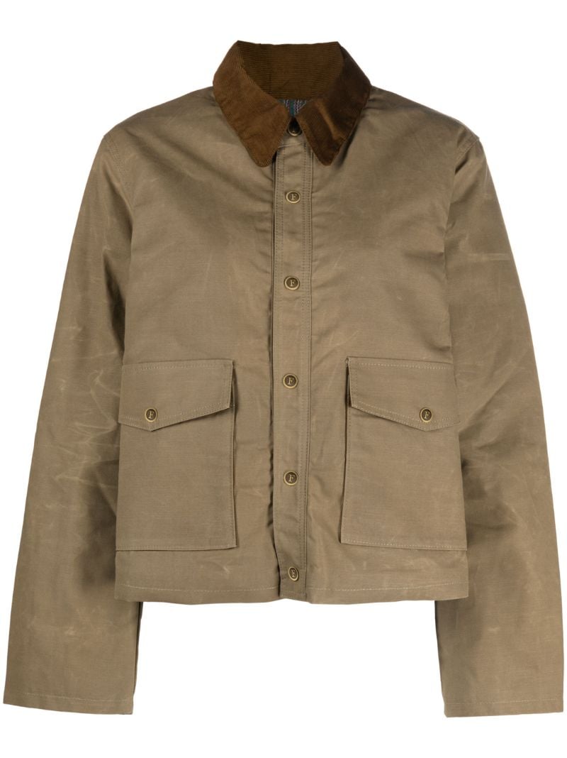 Green Fleur Waxed Cotton Jacket