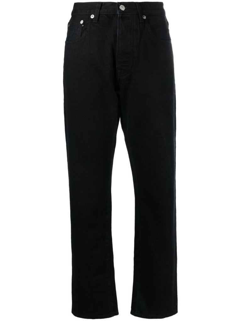 Black John Straight-leg Jeans