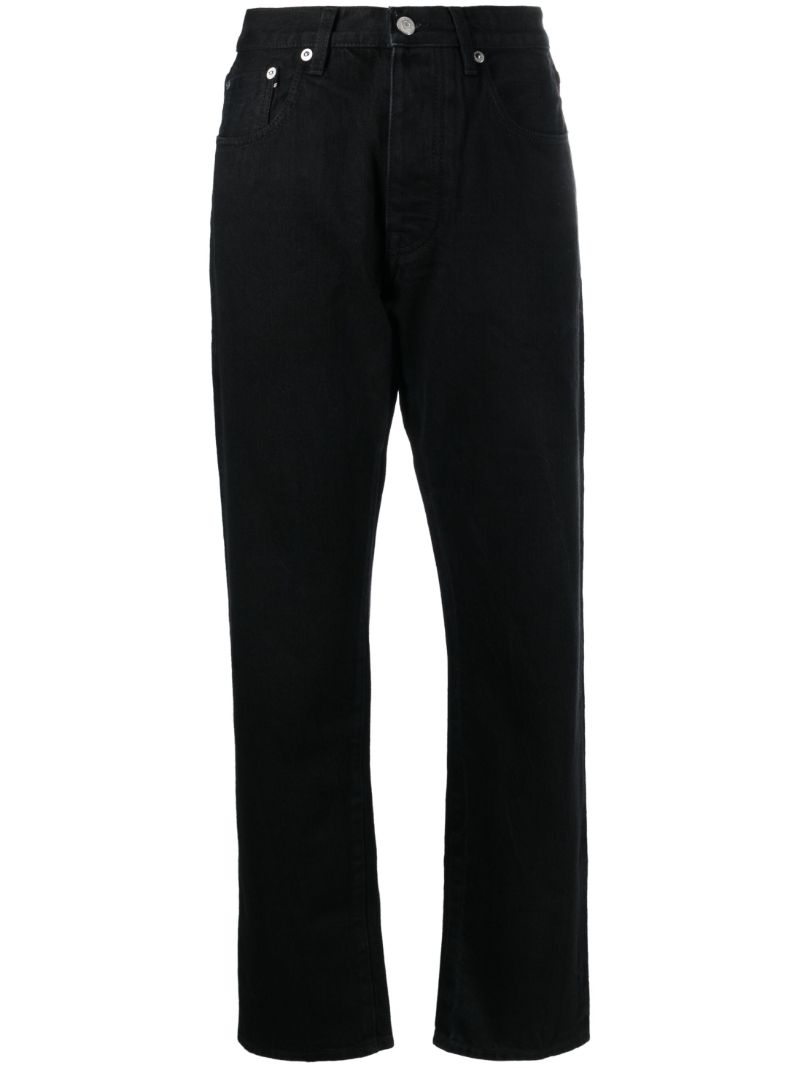 Black John Straight-leg Jeans